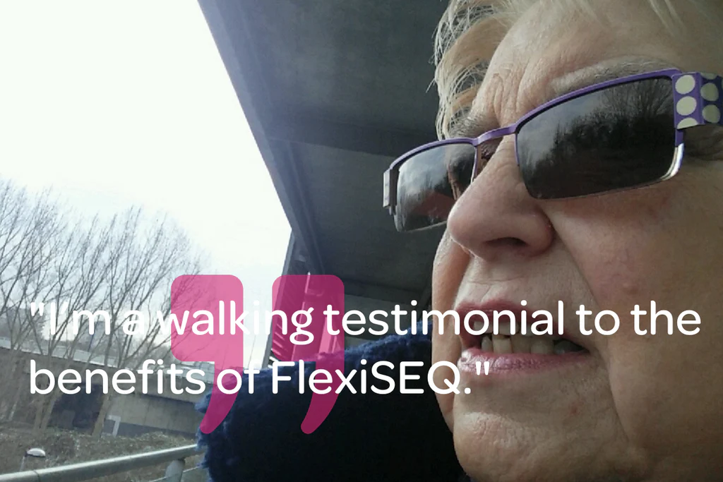 Irene Goddard - A Walking Testimonial To Flexiseq