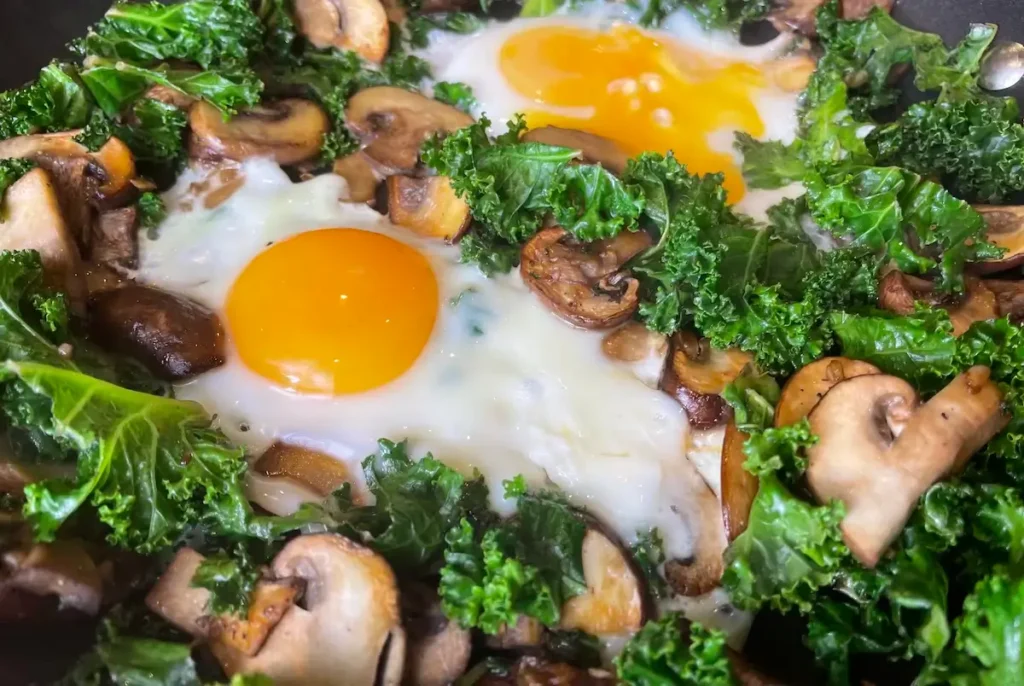 Kale & Mushroom Brunch Recipe