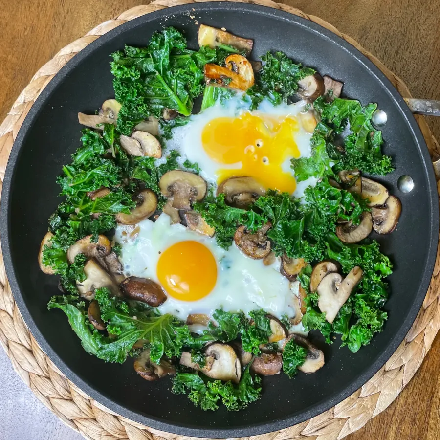 Kale & Mushroom Brunch Recipe