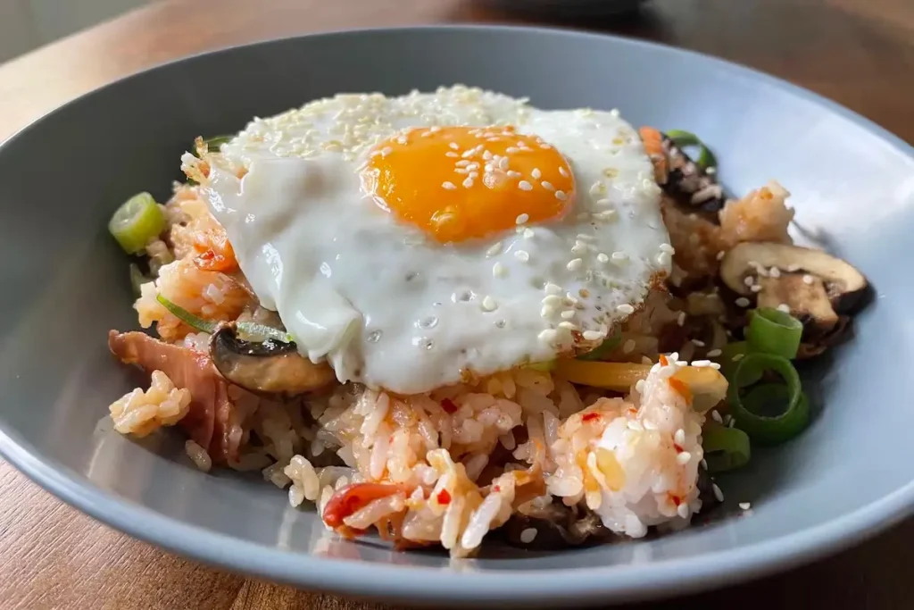 Kimchi & Mushroom Fried Rice